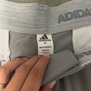 Adidas Light Gray Golf Shorts